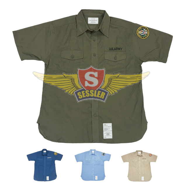 SESSLER MFG,CO. ミリタリー半袖シャツ
