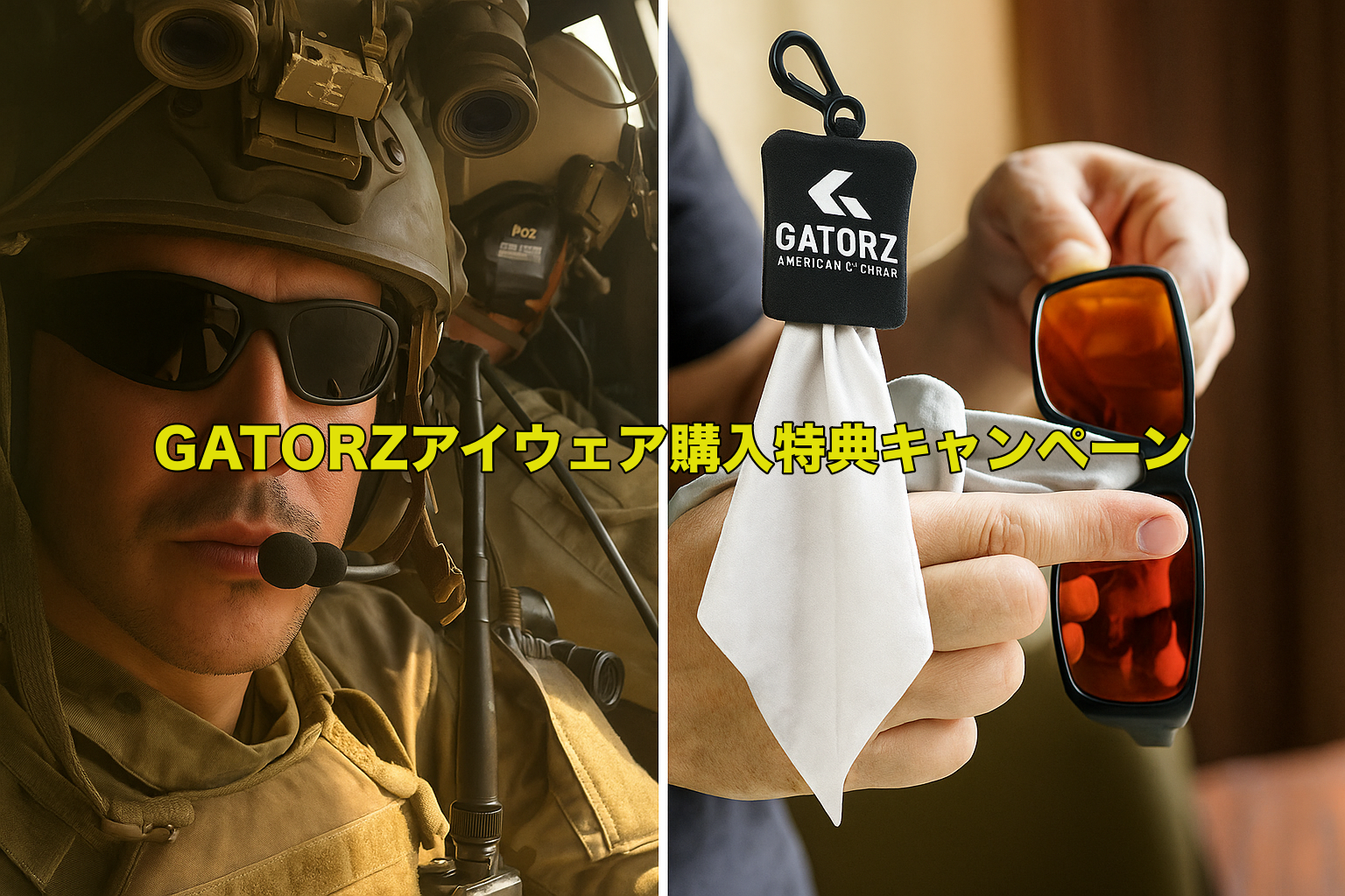 GATORZアイウェア 購入特典キャンペーン